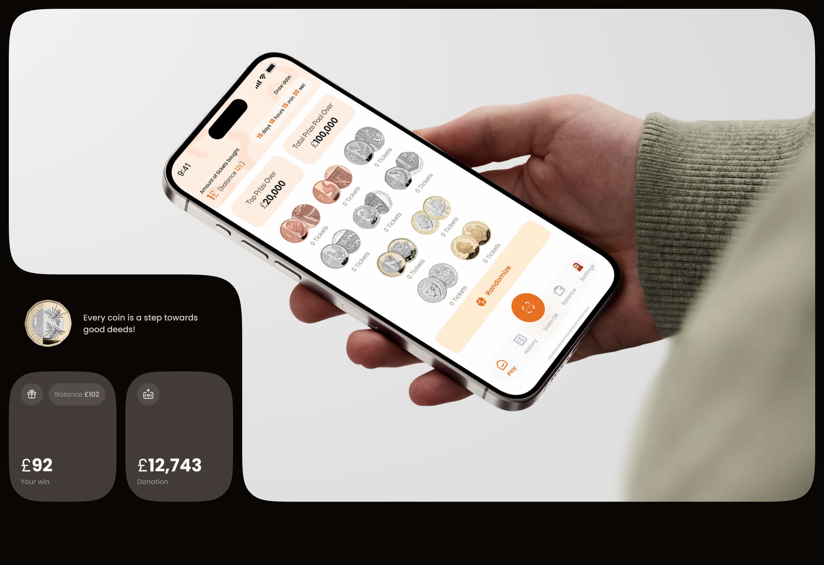 Charity Lottery App
